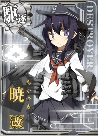 Akatsuki kai in KanColle